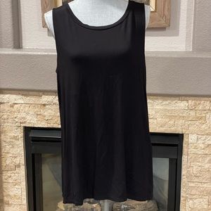 Top tunic shirt August Silk size XL black